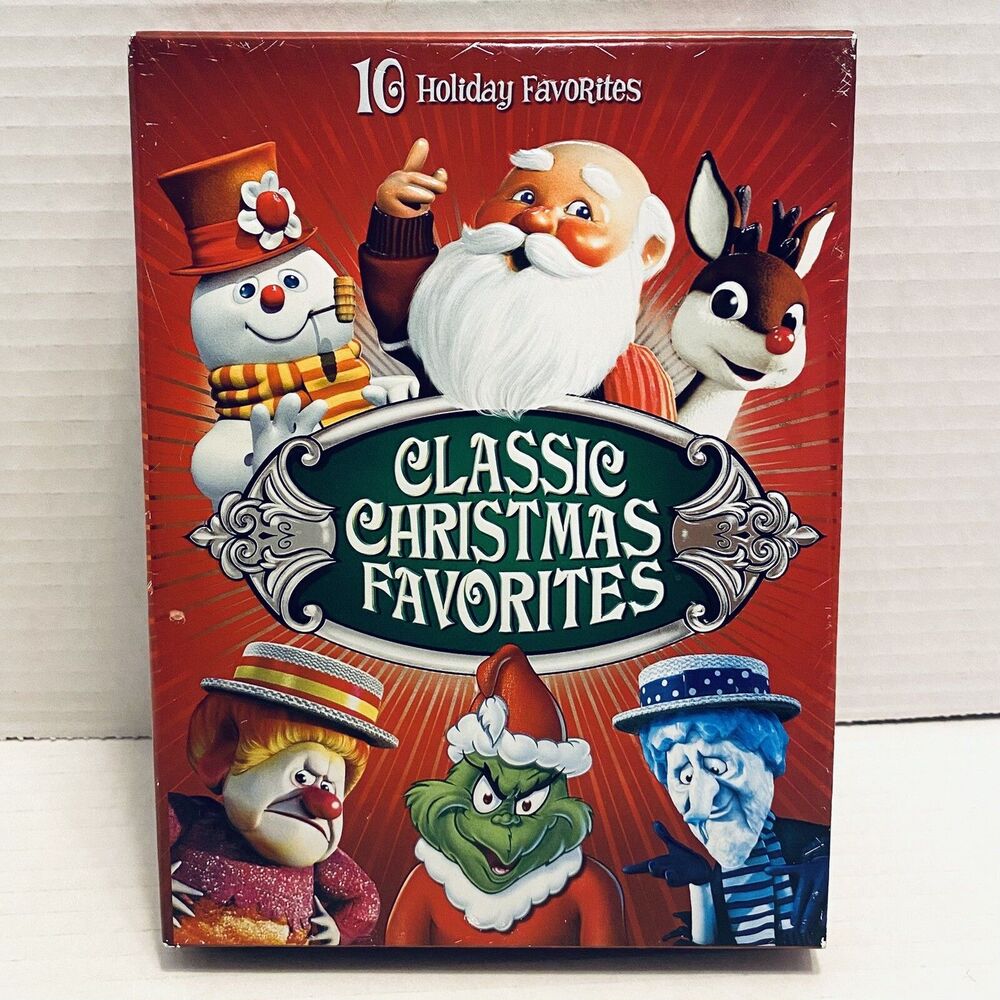 Classic Christmas Favorites (DVD, 2008, 4 Disc Set) Rudolph, Frosty, The Grinch